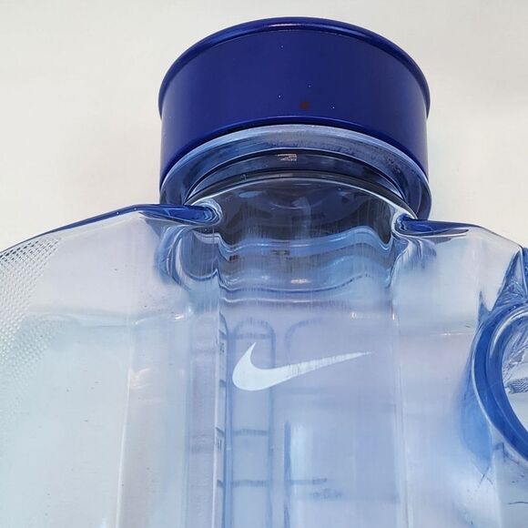 ☕️RARE Nike Clear & Blue Hydra-Ware 20oz Water Bottle - Picture 9 of 12